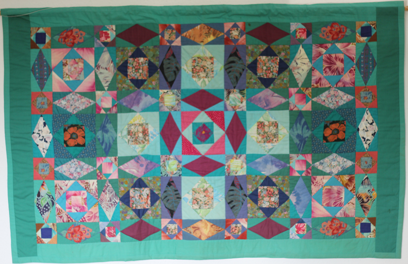 ca90x150_2402, Quilt, ca. 90 × 150 cm (Dorothee Kötter)