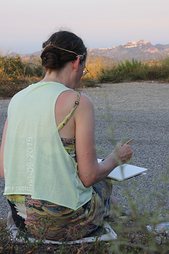 2015-09-01, above the village Pietrapaola on a plateau (Kirsten Kötter)