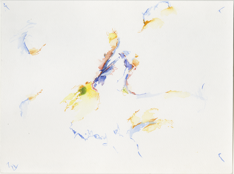 2003-05-04_lila-blau_gelb, watercolour, 24 × 32 cm (Kirsten Kötter)