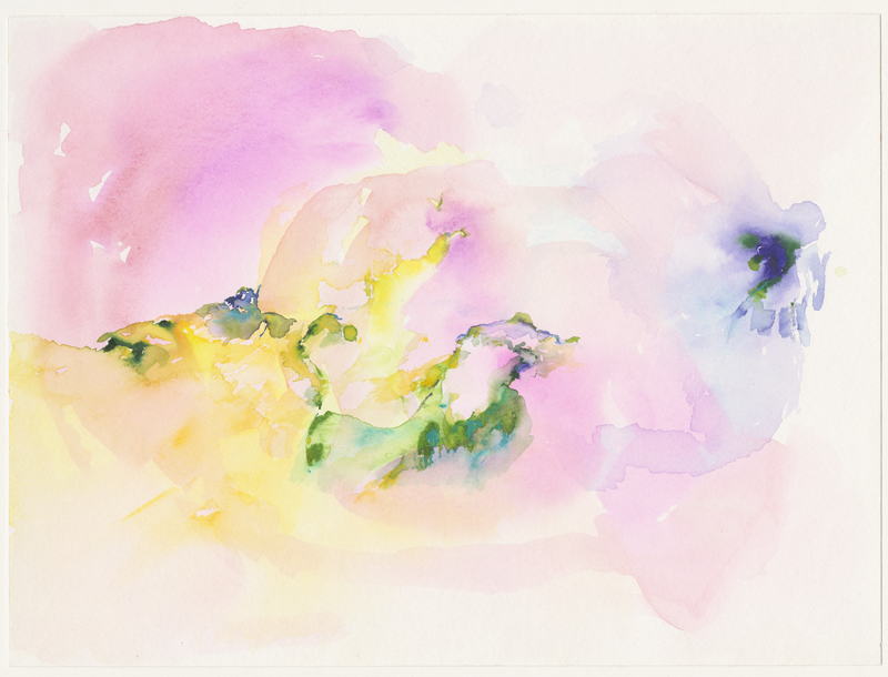 2005_6-1-1_187_rosa-wirbel_meze_f, Mèze, France, watercolour, 24 × 32 cm (Kirsten Kötter)