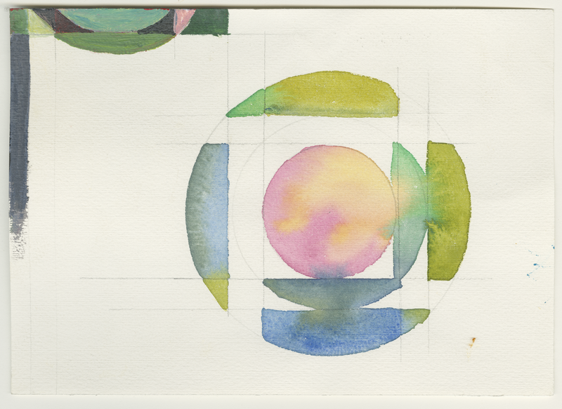 2008_israel_konstruktiv, December, watercolour, 17 × 24 cm (Kirsten Kötter)