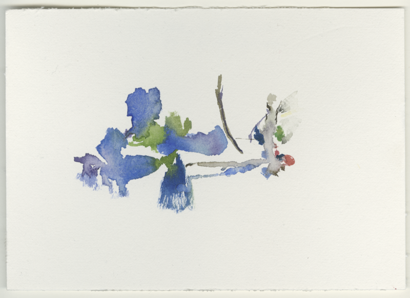 2022-03-26_berlin-tiergarten-philharmonie-t4, watercolour, 12 × 17 cm (Kirsten Kötter)