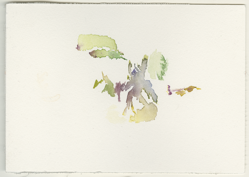 2022-11-26_fischteich, watercolour, 12 × 17 cm (Kirsten Kötter)