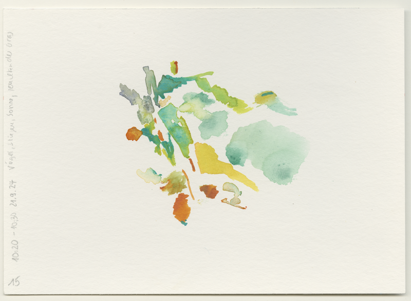 2024-09-21_malathon_15, watercolour, 17 × 24 cm (Kirsten Kötter)