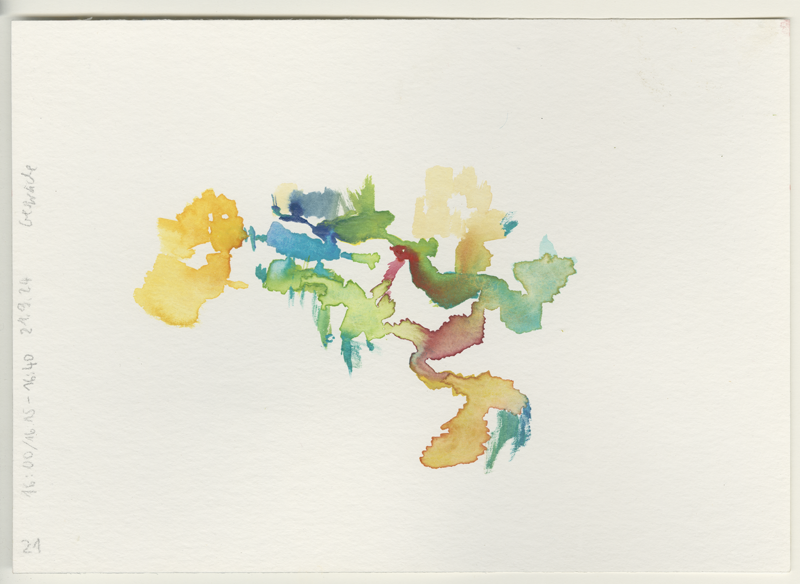 2024-09-21_malathon_21, watercolour, 17 × 24 cm (Kirsten Kötter)