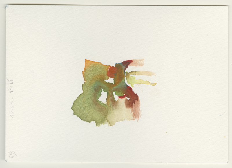 2024-09-21_malathon_23, watercolour, 12 × 17 cm (Kirsten Kötter)