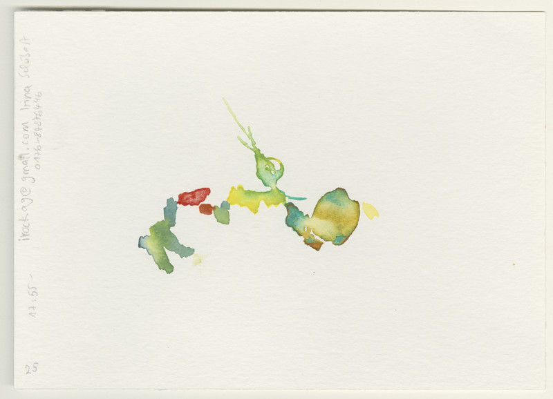 2024-09-21_malathon_25, watercolour, 17 × 24 cm (Kirsten Kötter)