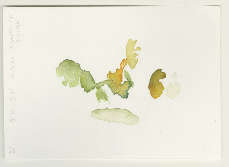 2024-09-22_malathon_28, watercolour, 12 × 17 cm (Kirsten Kötter)