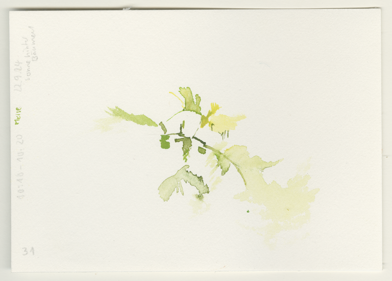 2024-09-22_malathon_31, watercolour, 12 × 17 cm (Kirsten Kötter)