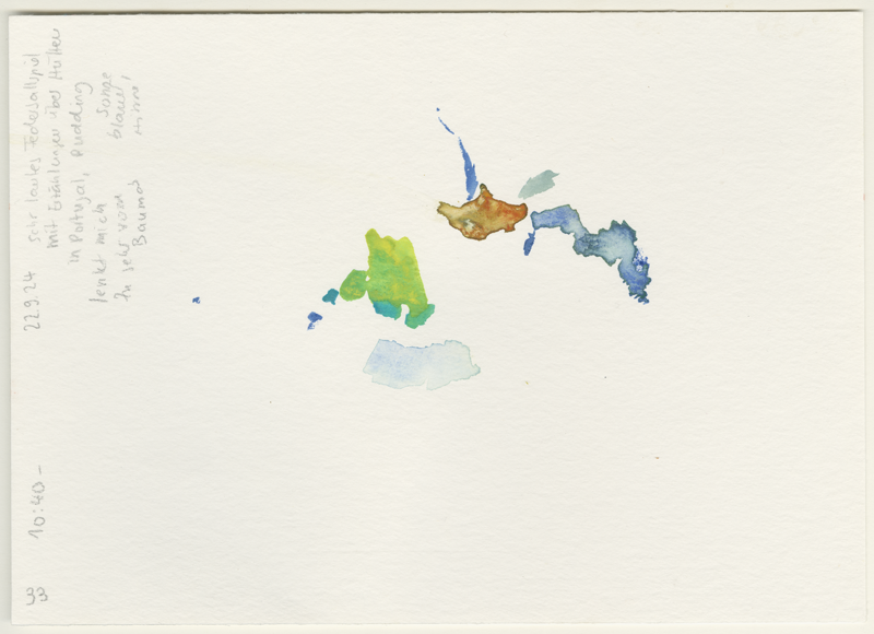 2024-09-22_malathon_33, watercolour, 17 × 24 cm (Kirsten Kötter)